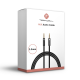 Audio kabel Teracell AUX 3.5mm crni 2m - 054401
