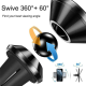 Auto držač za telefon Q1 za ventilaciju crni - 611548