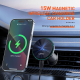 Auto držač za telefon magnetni za ventilaciju LDNIO sa bezicnim punjenjem 15W MA23 crni - 613495