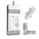 DEVIA Auto punjač IDRAWER Dual USB Lightning 3.1A, bela - 124-1