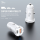 Auto punjac KONFULON JK79, 3A, QC3.0 22.5W, PD 30W crni - 206618
