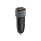 Auto punjač LDNIO C510Q PD/ QC3.0 38W (total) Type-C na Type-C kabel crni - 614387