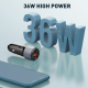 LDNIO Auto punjač sa USB C dual C510Q - 209034