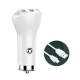 LDNIO Auto punjač sa Tip C kablom C511Q QC3.0 - 207606