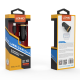Auto punjač LDNIO DL-C22 dual USB 2.1A + iPhone Lightning kabel crni. - 013829