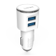 Auto punjač LDNIO DL-C29 dual USB 3.4A + Type-C kabel beli - 038029