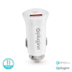 Auto punjac Pluginn PI-21S, PD 20W, QC 3.0 18W, sa PD lightning kablom beli - 208948
