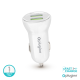Auto punjac Pluginn PI-35 2xUSB, 2.4A  sa Type C kablom beli - 208940