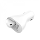 Auto punjač sa Bluetooth slusalicom beli - 038189-1
