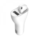 Auto punjač sa Bluetooth slusalicom beli - 038189-1