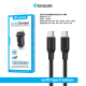Auto punjač Teracell Evolution TC-13 PD 30W + USB QC3.0 18W, 48W (total) sa PD Type-C kablom crni - 601408