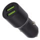 Auto punjač Teracell Evolution DLS-TC06 2xUSB+3.1A iPhone Lightning crni - 040660-1