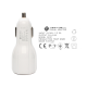 Auto punjac Teracell Ultra DC01 2.4A sa micro USB kablom beli - 54054-1