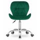 OSKAR Avola somotna rotirajuća stolica - zelena - EP2590828