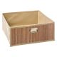 FIVE Korpa 31x15cm pp/bambus, braon - 155968A