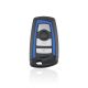 888 CAR ACCESSORIES Kućište oklop ključa 4 dugmeta  za BMW sa plavim okvirom - B160-AP000