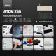 Tastatura Mehanicka Gaming Fantech MK614 Atom x66 Retro crna (ice apricot switch) - EP3093824