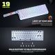 FANTECH Gejmerska mehanicka tastatura MK922 Atom HE68 Pro Retro magnetic emerald switch Wireless - EP2870941