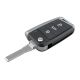 888 CAR ACCESSORIES Kućište oklop ključa 3 dugmeta za VW - B79-AP000