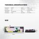 FANTECH Tastatura Mehanicka Gaming MK878S RGB Atom 104S Mori bela (Rosie switch) - EP3169523