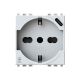 Uticnica USB P40 (1 suko+1 USB C) Vimar Arke bela 4B.V19B.P40.USB - EP3055504