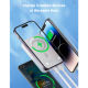 Back up baterija LDNIO PQ16 10000mAh, 15W wireless, sivo bela - 215592