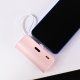 Power bank prenosiva baterija privezak 5000mAh fast lightning roze - 217146