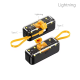 Power bank prenosiva baterija privezak Oxpower 5000mAh lightning crna - 217296
