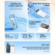 Power bank prenosiva baterija REMAX Stervui series RPP-620 PD 20W + QC 22.5W Fast Charging 20000mAh bela - 215567
