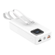 Power bank prenosiva baterija REMAX Suji Series RPP-550 20W+22.5W PD+QC 30000mAh beli - 217148