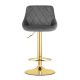 OSKAR Barska stolica kast grey / gold baza - EP2894080
