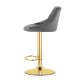 OSKAR Barska stolica kast grey / gold baza - EP2894080