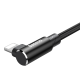 Kabel Baseus MVP Elbow USB iPhone Lightning 2A crni 1m - CALMVP-01