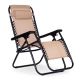 MODERNHOME Baštenska fotelja Zero gravity, bež - ZRL009 BEIGE