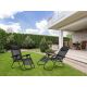 MODERNHOME Baštenska fotelja Zero gravity, crna - ZRL009 BLACK