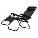 MODERNHOME Baštenska fotelja Zero gravity, crna - ZRL009 BLACK