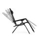 MODERNHOME Baštenska fotelja Zero gravity, crna - ZRL009 BLACK