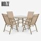 BOLZZ Baštenska garnitura set 4 stolice + sto bez - EP2994496
