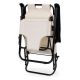 MULTIGARDEN Sklopiva baštenska ležaljka, bež - ZRL010 BEIGE