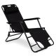 MULTIGARDEN Sklopiva baštenska ležaljka, crna - ZRL010 BLACK