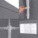 MULTIGARDEN Baštenski šator, 3x6 m, 6 stranica, gray, - EP2255412