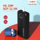 MOXOM Power bank MX-PB95 20000mAh SCP22.5W+PD20W, bela - BAT9184