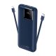 REMAX Power Bank Suji Series PD 20W+QC 22.5W Fast Charging Cabled 20000mAh RPP-513, plava - BAT9187