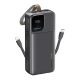 REMAX Power Bank Rellaen Series 2.4A Cabled Fast Charging RPP-659 30000mAh crni - BAT9190