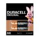 Baterija alkalna 1.5V AA LR6 blister 2/1 Duracell - EP2943214