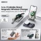 REMAX power bank MagSafe RPP-695 3u1 Wireless + držač 10000mAh, plavi - EP3230406