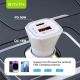 BAVIN Auto punjač 20W PD QC3,0 USB i type-C, bela - 90040