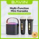 BAVIN mini karaoke zvučnik sa 2 mikrofona, crna - 90506-1-1