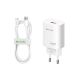BAVIN Punjač 22.5w Usb A + kabl Type C, bela - 90051