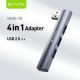 BAVIN USB HUB 90° 4/1 3*Usb 2.0+ 1* Usb 3.0 siva HUB-16 - EP2731890